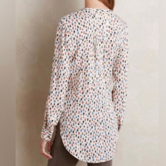 Anthropologie Maeve Patterned Top Sz 8 - Picture 2 of 9